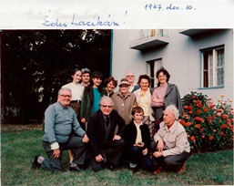 1987 – Győr – Hungary – The Jaki family