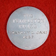 The medal that comes with the Templeton Prize