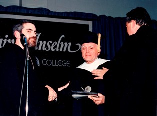 1988 – Manchester, NH – Laurea honoris causa from the Saint Anselm College