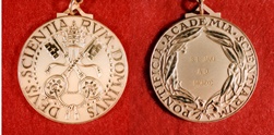 1990 – The Medal of the Pontifical Academy of Sciences