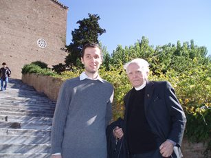 2006 – Rome – at the Ara Coeli church, with Beniamino Danese