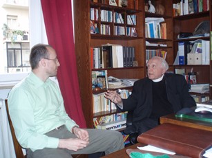 2007 – Verona, Italy – With Giovanni Zenone, Director of the Fede & Cultura Catholic publishing house