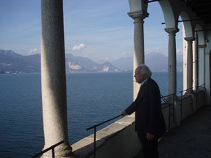 2008 – Lake Maggiore, Italy – At the Santa Caterina del Sasso hermitage, overlooking the lake