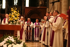During the consecration