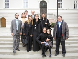 Group of friends of Father Jaki after the funeral
