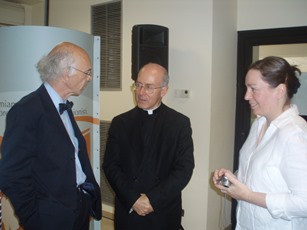 Jacques Vauthier, Father Rafael Pascual and Magdalen Ross