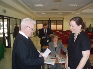 Father Teodóz Jáki and Magdalen Ross (yes they could speak in Hungarian!).