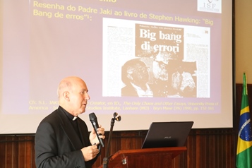 Father Rafael Pascual during his talk.